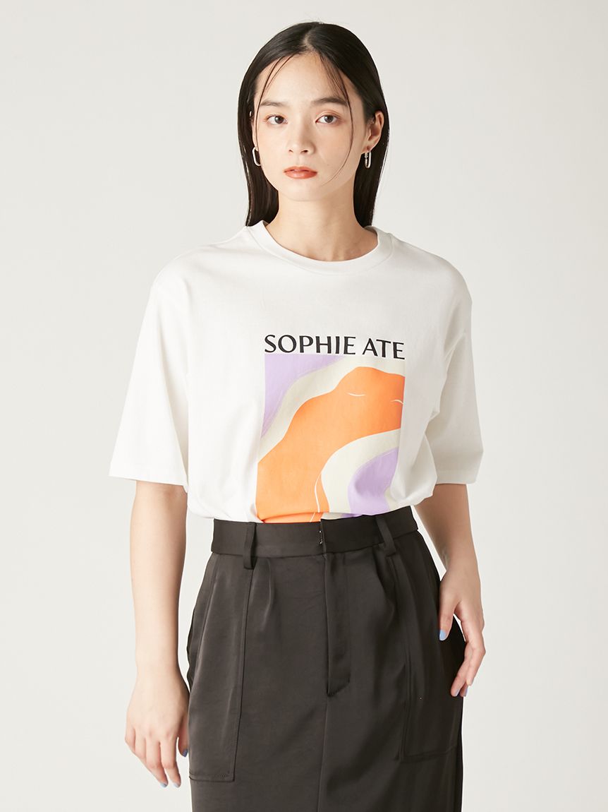 アートプリントTシャツ(Tシャツ)|トップス|FRAY I.D(フレイ アートプリントTシャツ(Tシャツ)|トップス|FRAY I.D(フレイ