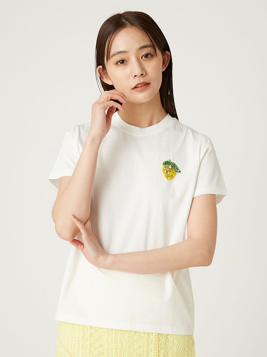 VALENTINOのTシャツ♪ ★ エンブロイダリーTシャツ★ valentino 24ss フラワーエンブロイダリーtシャツ