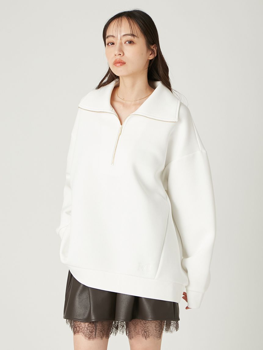 ハーフジップアッププルオーバー(カットソー)｜トップス｜FRAY