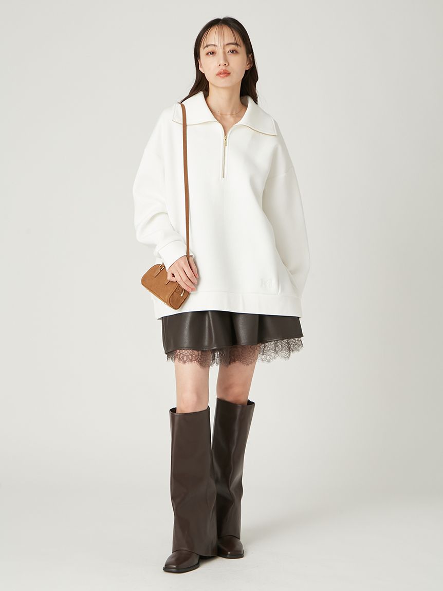 ハーフジップアッププルオーバー(カットソー)｜トップス｜FRAY I.D