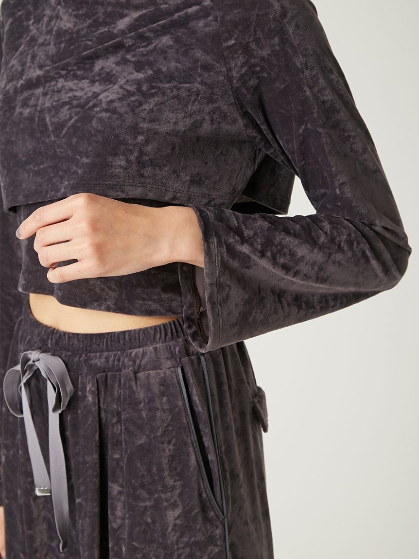 クラッシュベロアレイヤードカットソー(カットソー)｜トップス｜FRAY