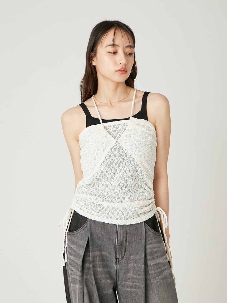 FRAY I.D シャツデザインキャミビスチェ フレイ アイディー FRAY I.D シャツデザインキャミビスチェ