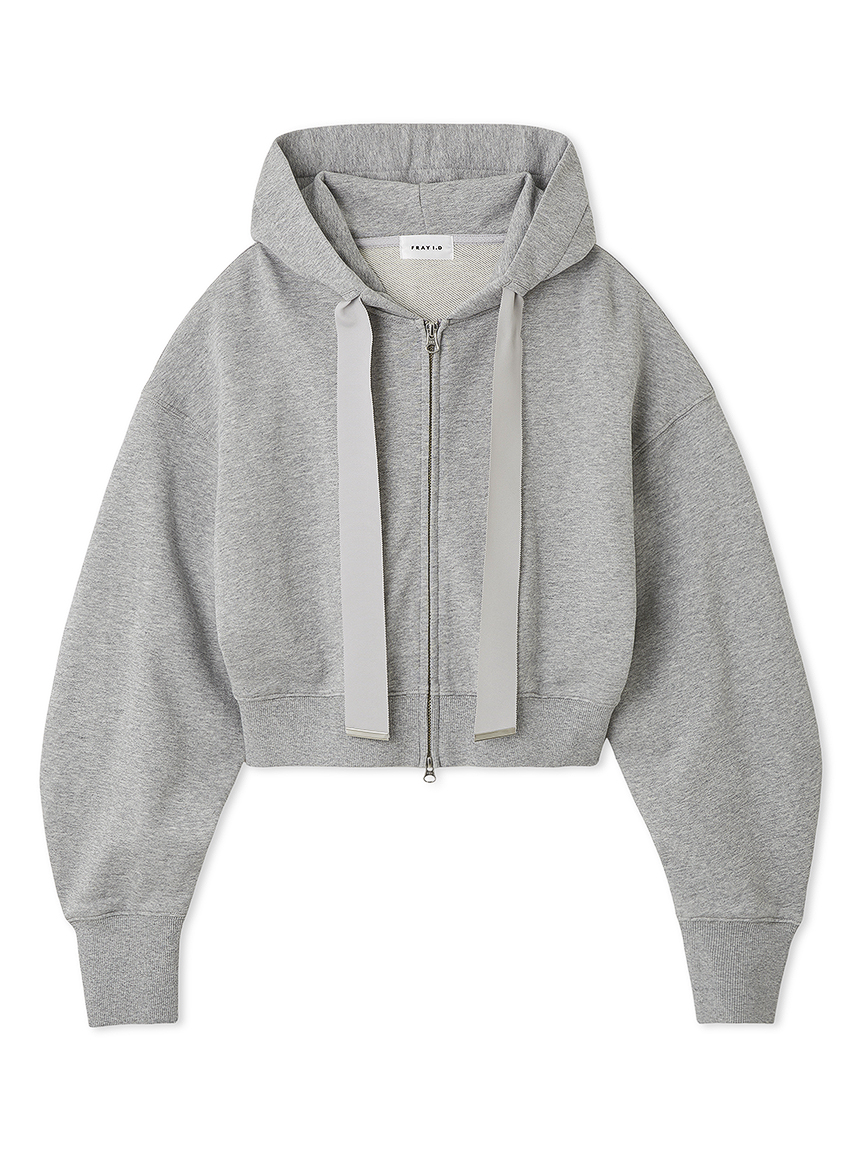 【新作新品】フレイ アイディー　コンパクトフルジップパーカー コンパクトフルジップパーカー(カットソー)｜トップス｜FRAY I.D