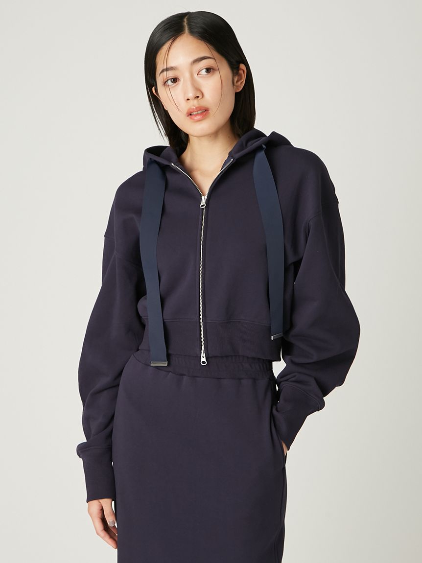 【新作新品】フレイ アイディー　コンパクトフルジップパーカー コンパクトフルジップパーカー(カットソー)｜トップス｜FRAY I.D