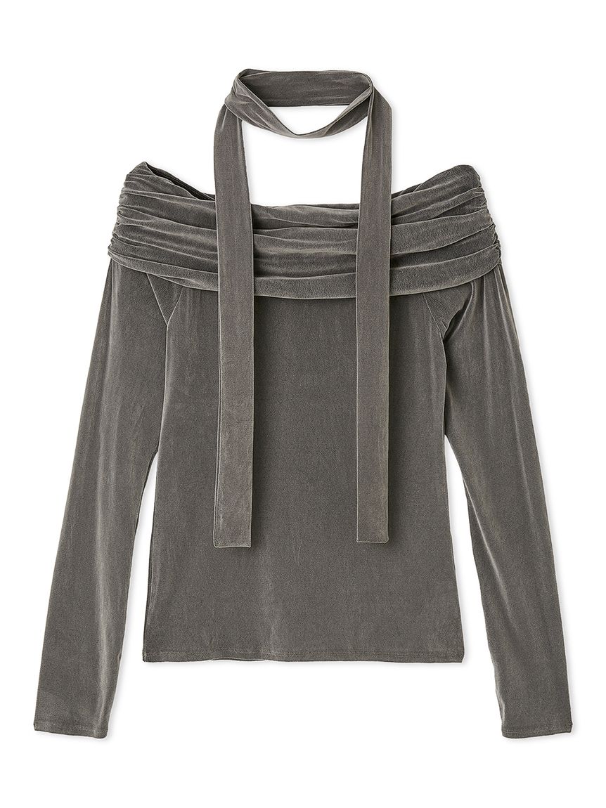 オフショルフロッキーチュールトップス(カットソー)｜トップス｜FRAY