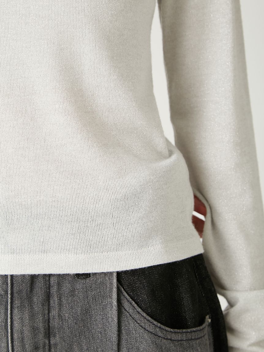 ラメフライス刺繍ロングTシャツ(Tシャツ)｜トップス｜FRAY I.D（フレイ  