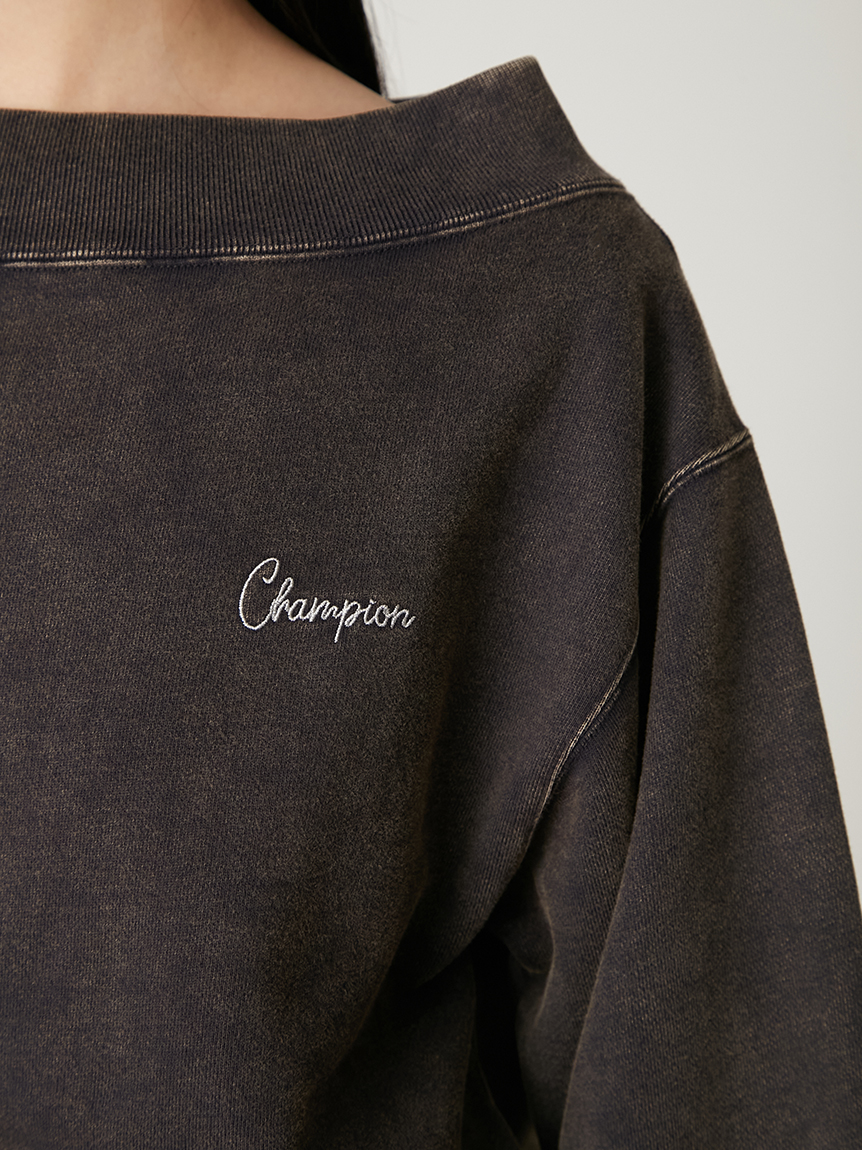 FRAY I.D|Champion】オフショルスウェット(カットソー FRAY I.D|Champion】オフショルスウェット(カットソー