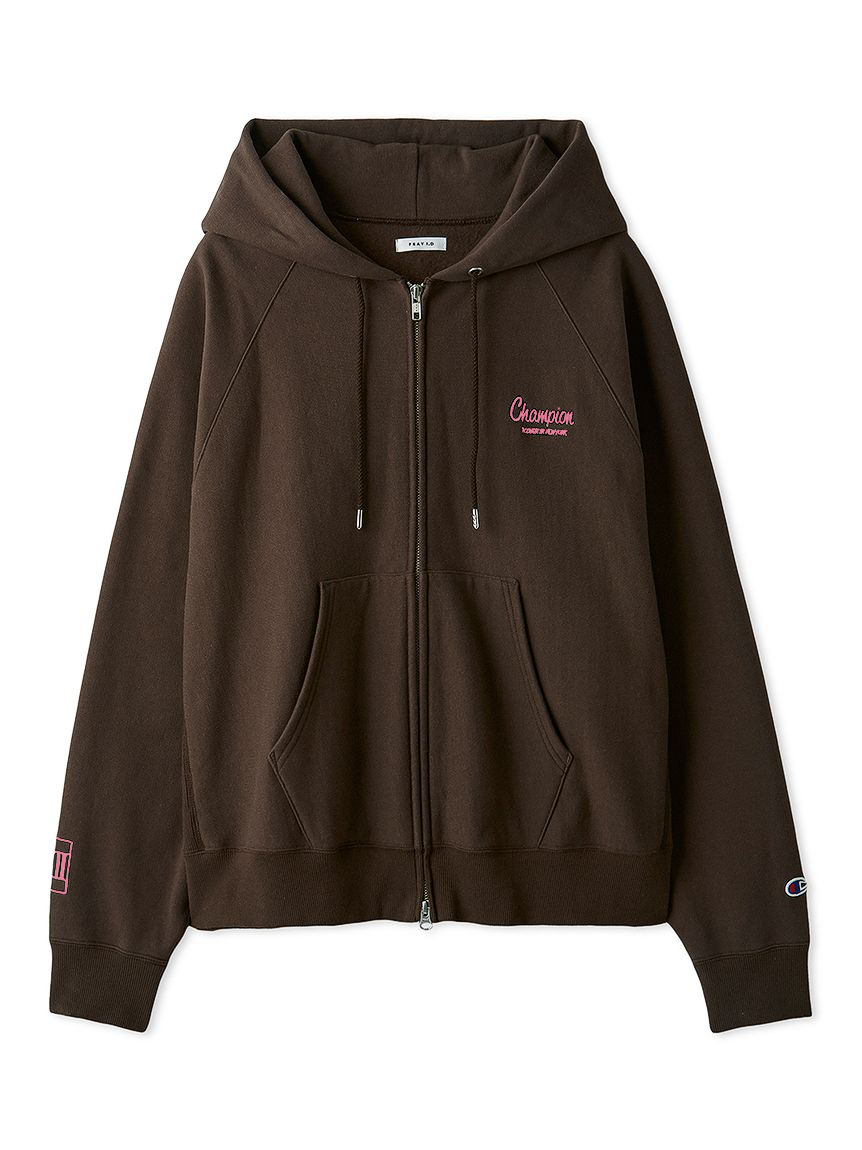 FRAY I.D｜Champion】フルジップパーカ(カットソー)｜トップス