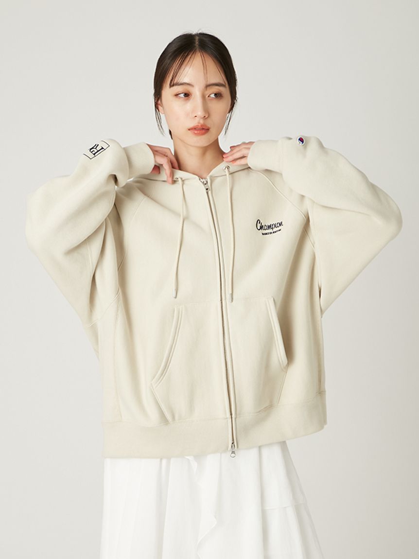 FRAY I.D｜Champion】フルジップパーカ(カットソー)｜トップス