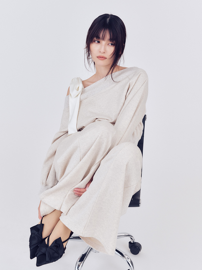 ビッグリボンワンショルカットソー(カットソー)｜トップス｜FRAY I.D