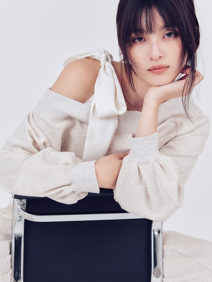 ビッグリボンワンショルカットソー(カットソー)｜トップス｜FRAY I.D