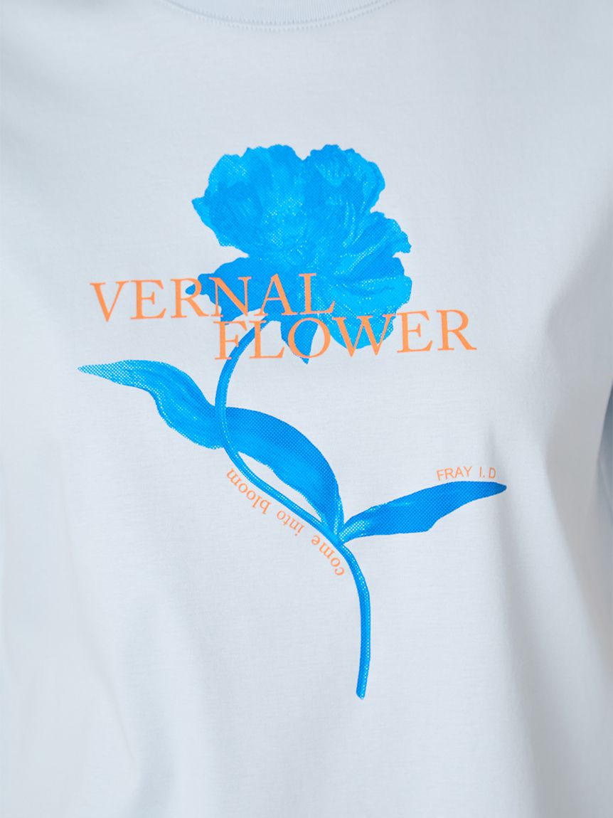 コンパクトフラワープリントTシャツ(Tシャツ)｜トップス｜FRAY I.D