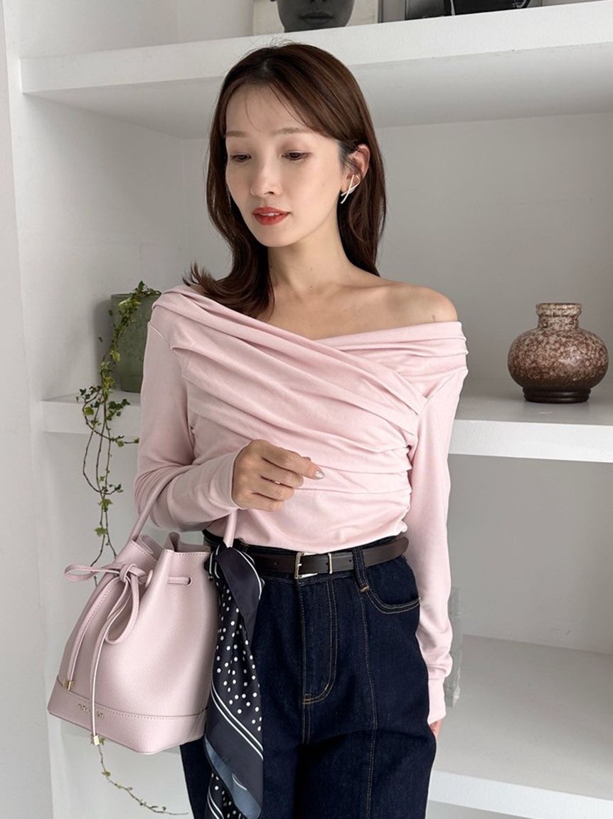 ギャザーオフショルカットソー(カットソー)｜トップス｜FRAY I.D