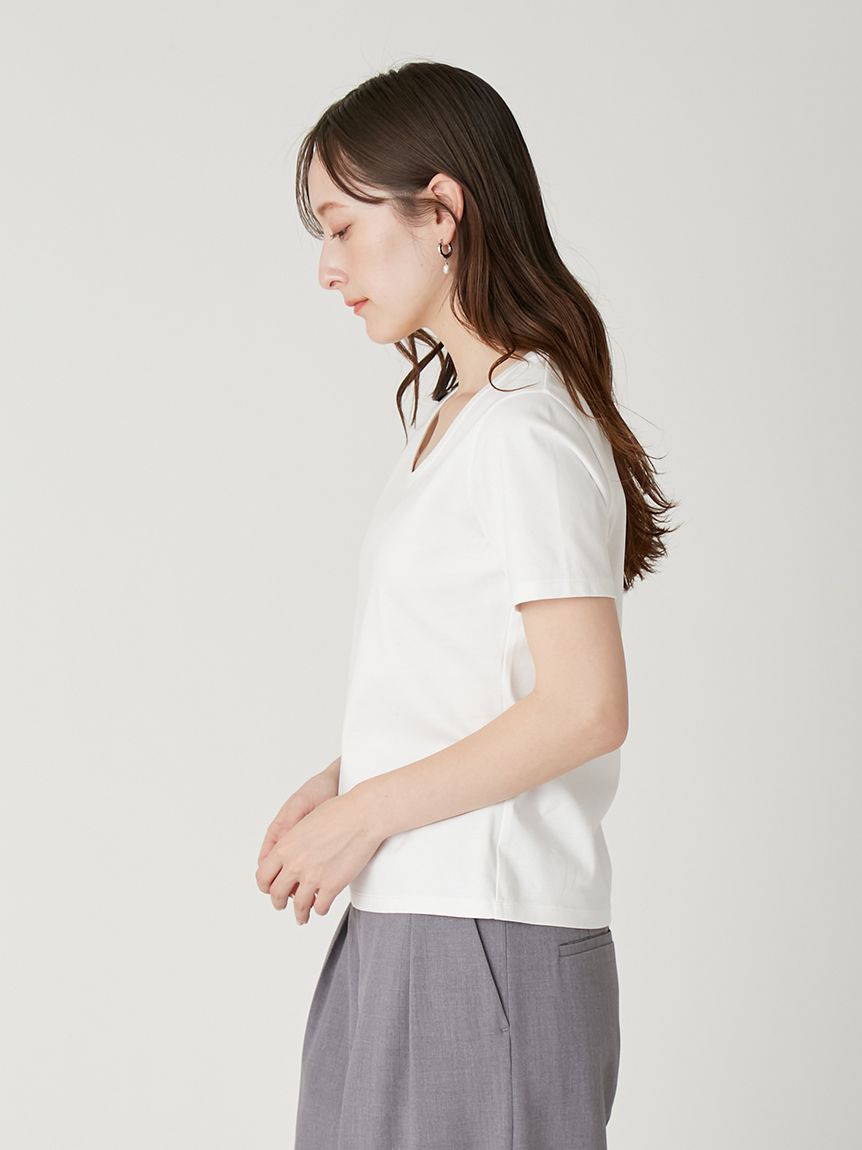 ラウンドネックTシャツ／接触冷感(カットソー)｜トップス｜FRAY I.D