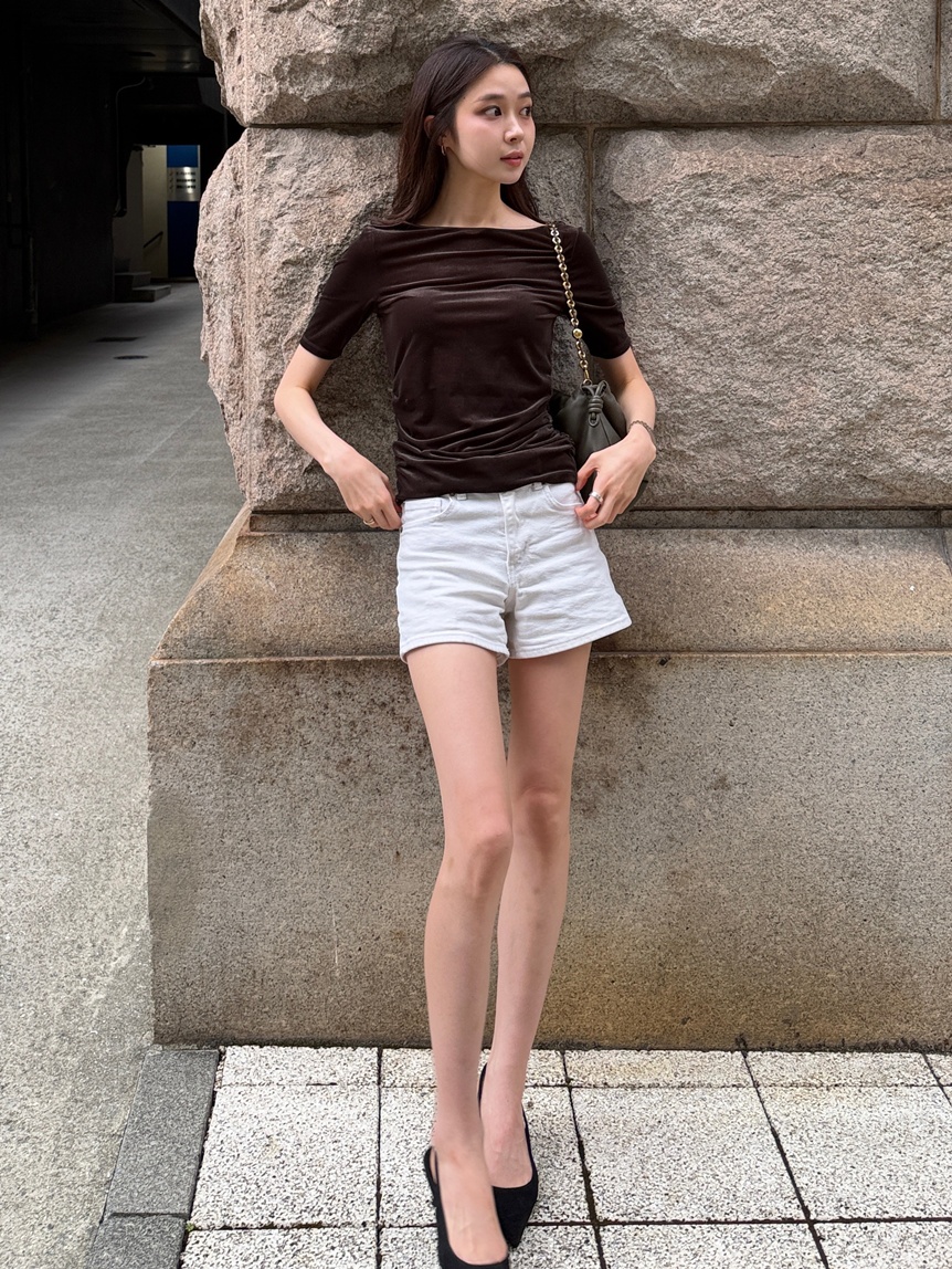 シアーベロアバックオープンTシャツ(Tシャツ・カットソー)｜TOPS｜FRAY