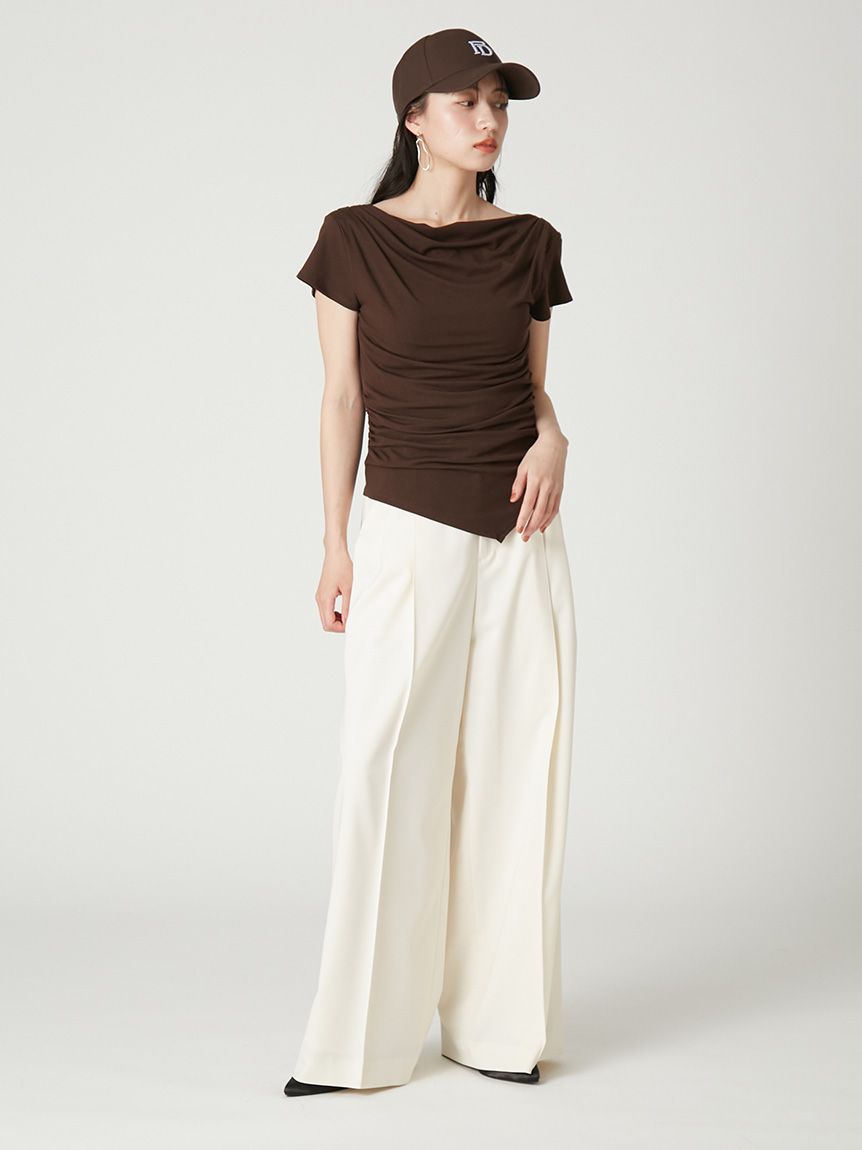 Ｙ's ドレープカットソー 2wayタックドレープカットソー(Tシャツ・カットソー)｜TOPS｜FRAY I.D
