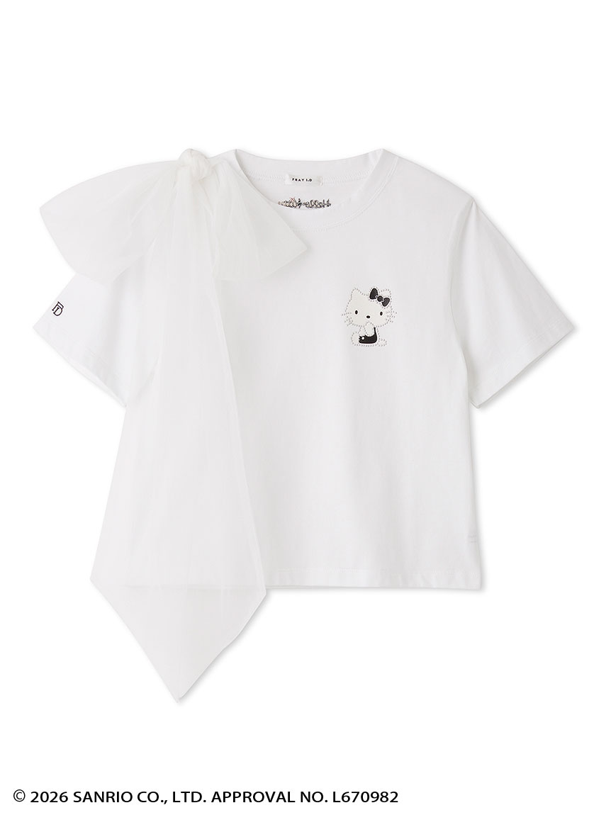ハローキティ】2wayチュールリボンTシャツ(Tシャツ)｜トップス｜FRAY