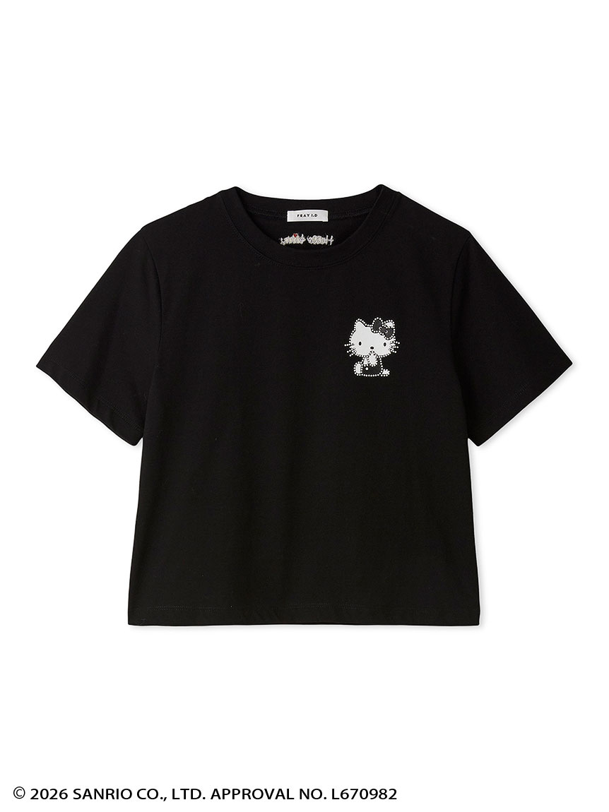 ハローキティ】2wayチュールリボンTシャツ(Tシャツ・カットソー)｜TOPS