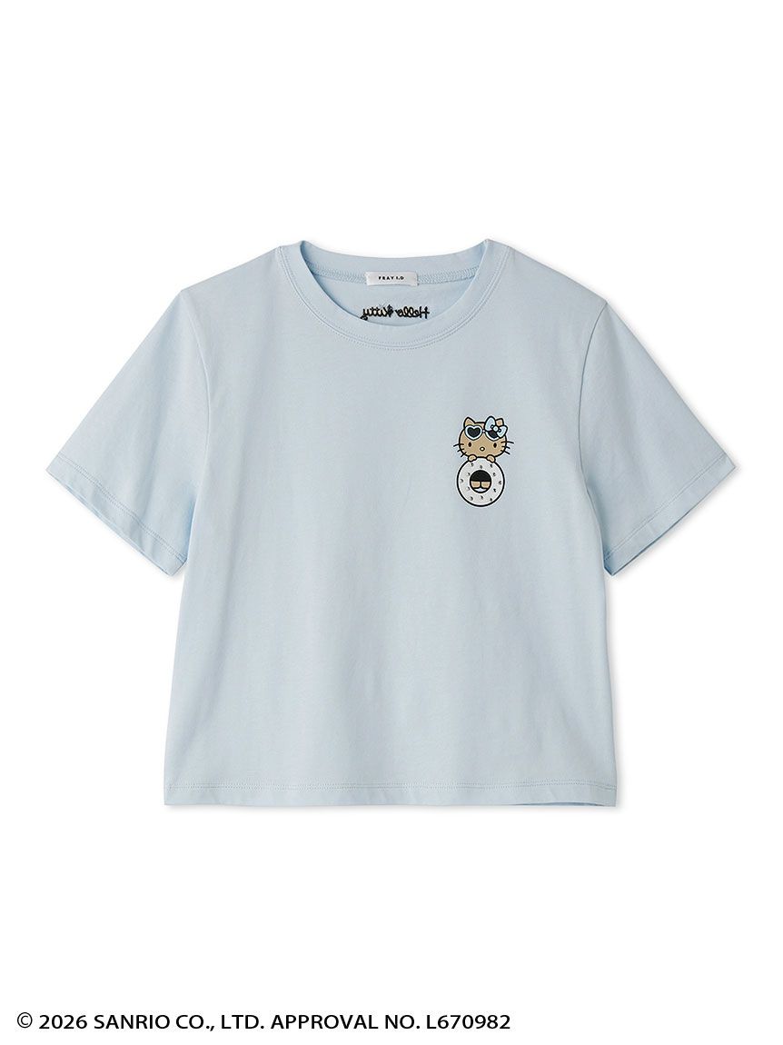ハローキティ】2wayチュールリボンTシャツ(Tシャツ・カットソー)｜TOPS