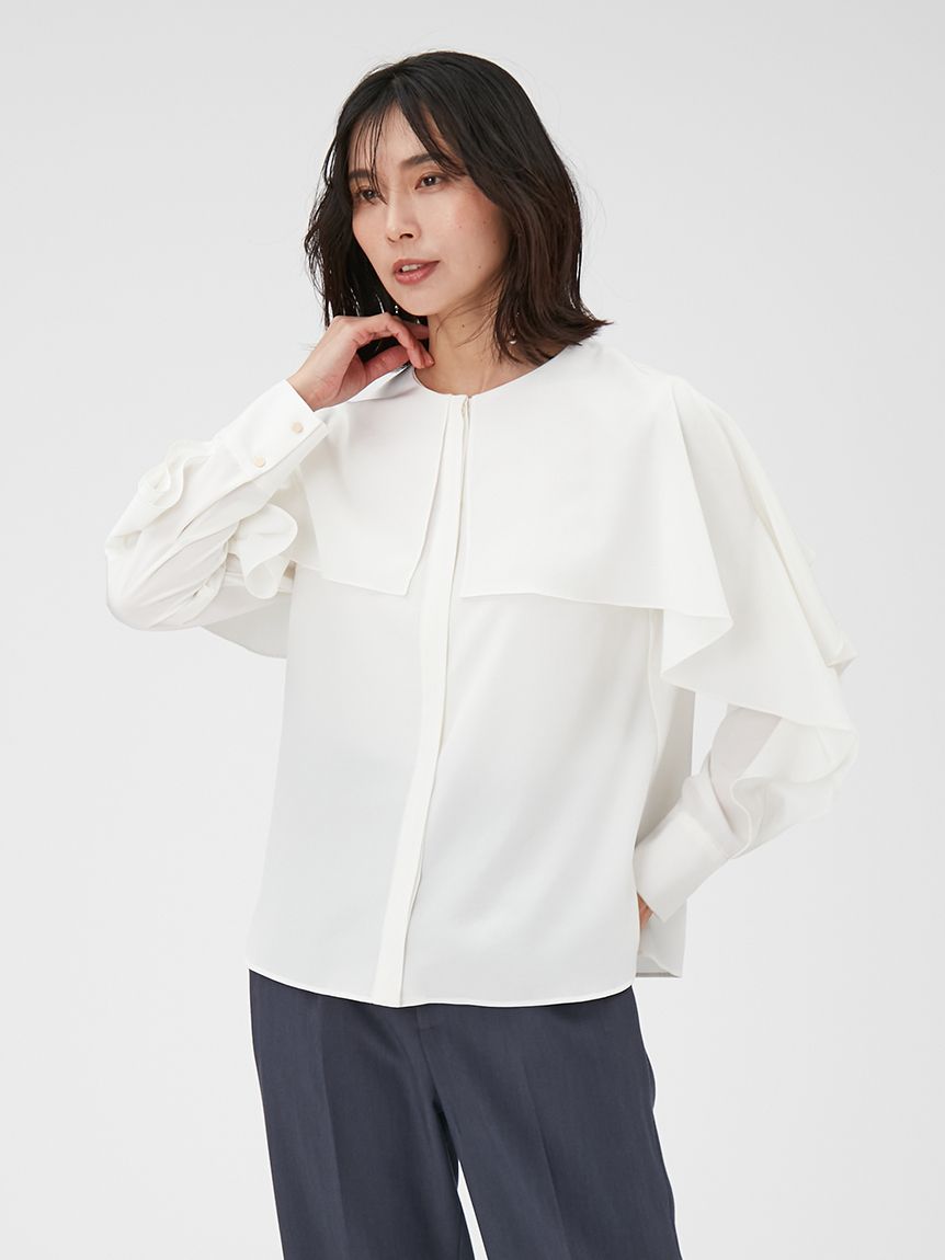 Pachman Mantle Blouse ケープ ブラウス - トップス