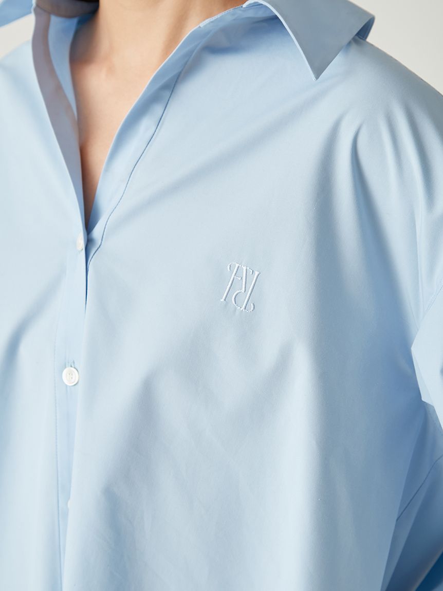 【全商品オープニング価格 特別価格】 ロゴエンブロイダリー2wayシャツ(シャツ)｜トップス｜FRAY I.D トップス