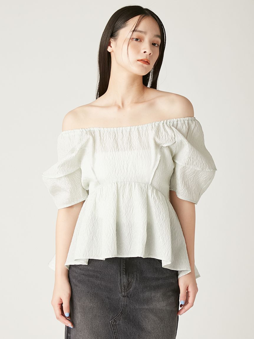 FRAY I.D 2wayペプラムパフチュニック 2wayペプラムパフチュニック(チュニック)｜トップス｜FRAY I.D