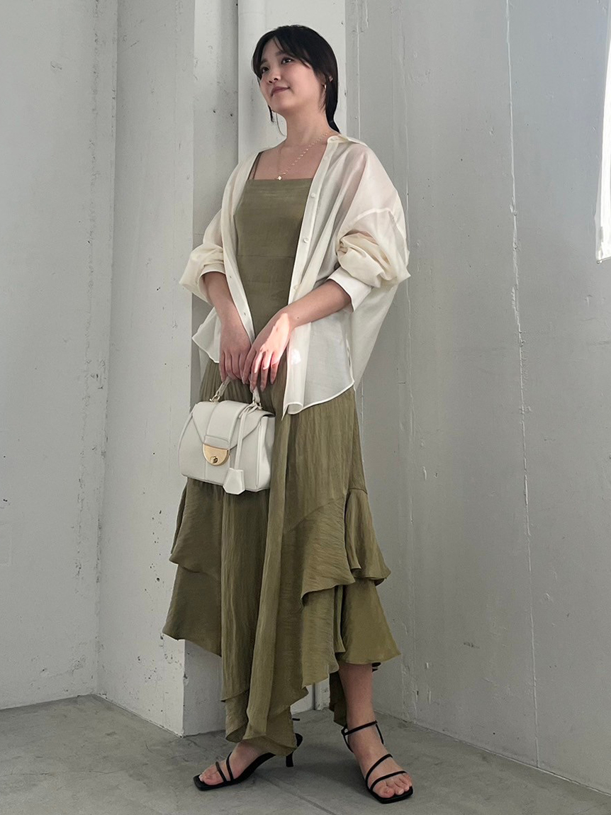 d.i a. シースルーシャツ ＆soiree ブラウス シャツ シースルーシャツ レディース