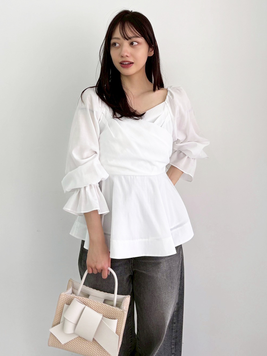 オフショルチュール2wayトップス（Tシャツ/カットソー）｜FRAY