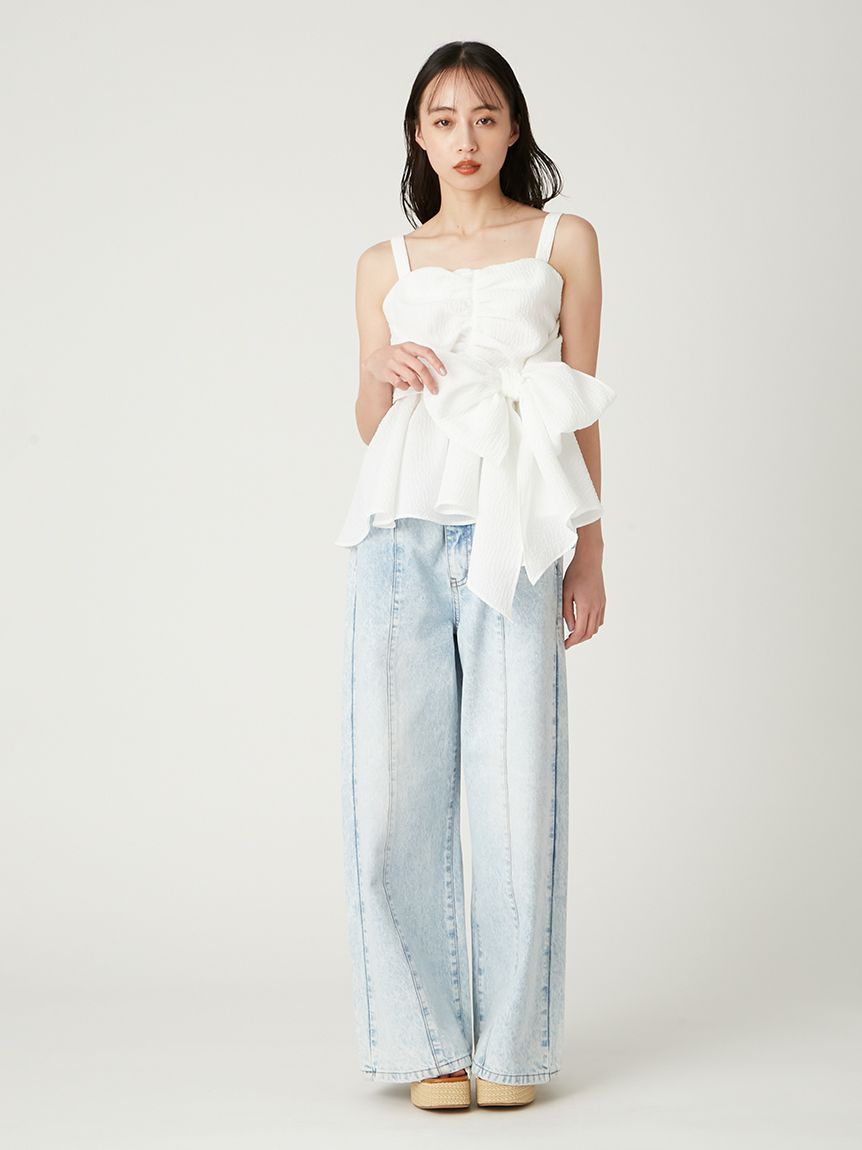 2wayリボントップス(カットソー)｜トップス｜FRAY I.D（フレイ