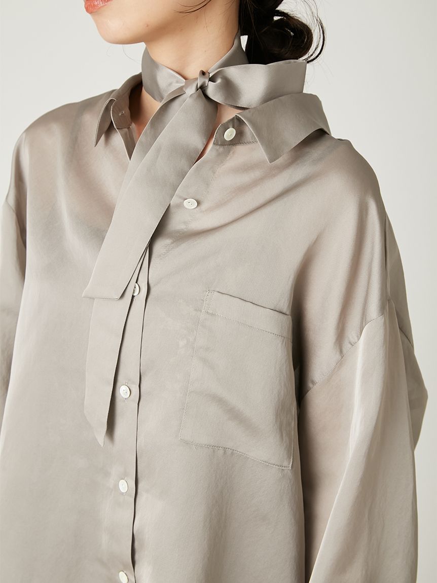 タイチョーカーシアーサテンシャツ(シャツ)｜トップス｜FRAY I.D