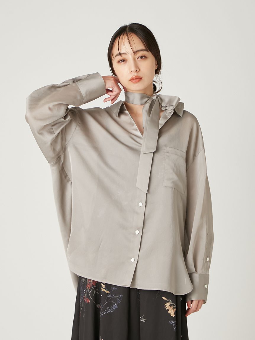 タイチョーカーシアーサテンシャツ(シャツ)｜トップス｜FRAY I.D