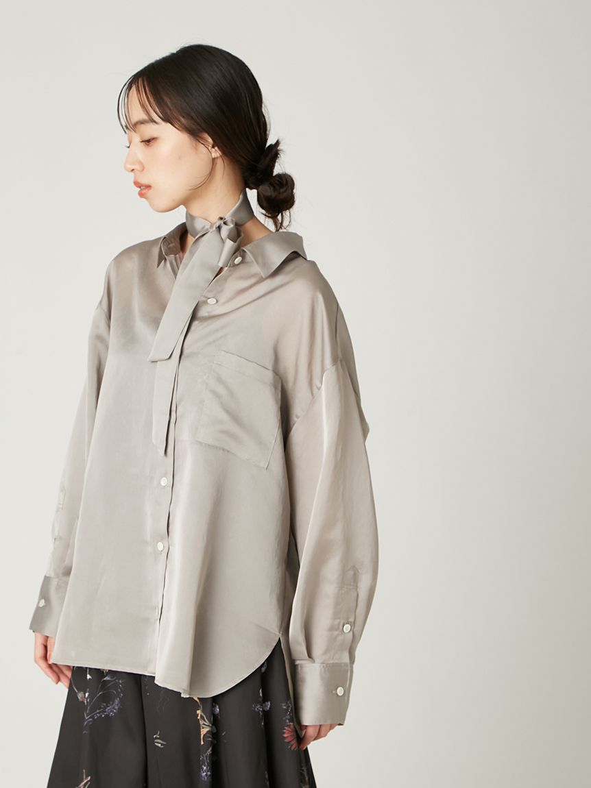 タイチョーカーシアーサテンシャツ(シャツ)｜トップス｜FRAY I.D