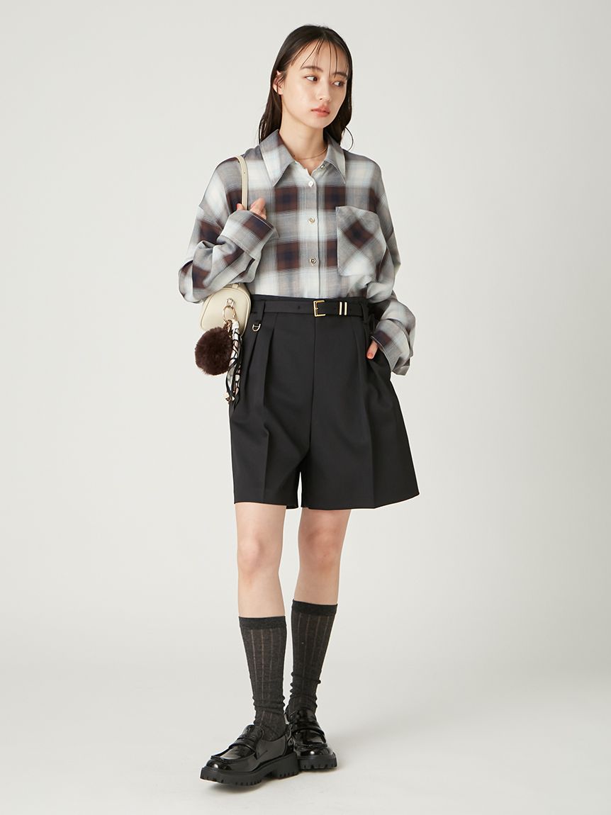 FRAY I.D 2wayオンブレチェックシャツ 2wayオンブレチェックシャツ（シャツ/ブラウス）｜FRAY I.D