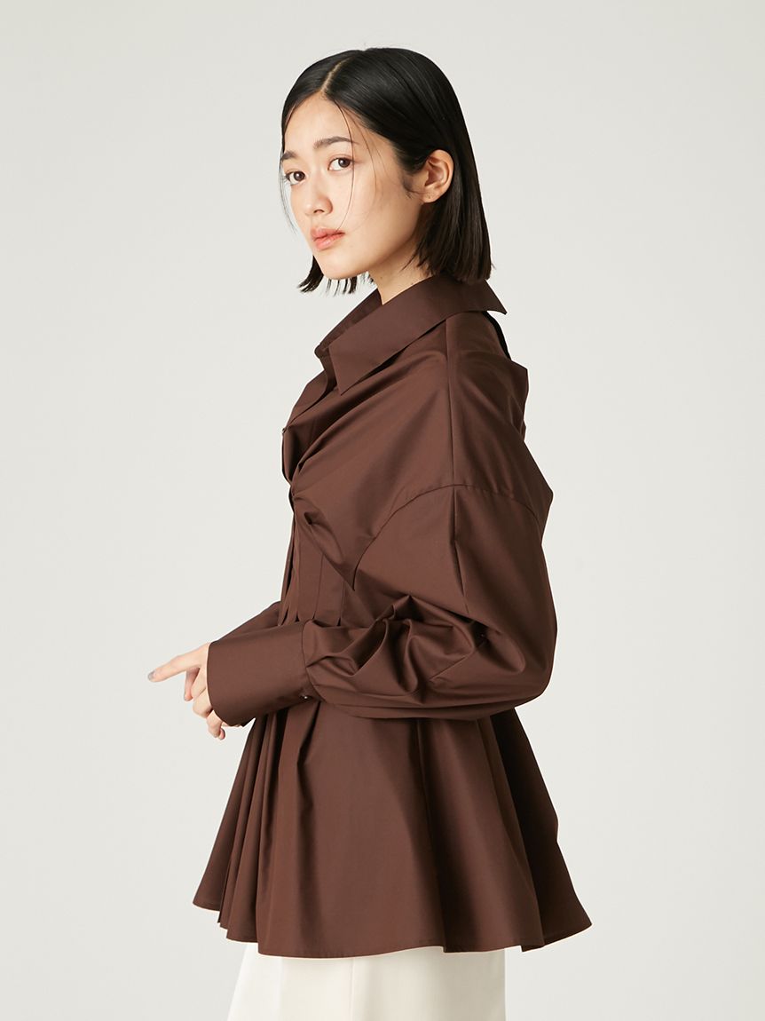 タグ付き★FRAY I.D★レースブラウス★レースパンツ★セットアップ★ブルー タグ付き☆FRAY I.D☆レースブラウス☆レースパンツ