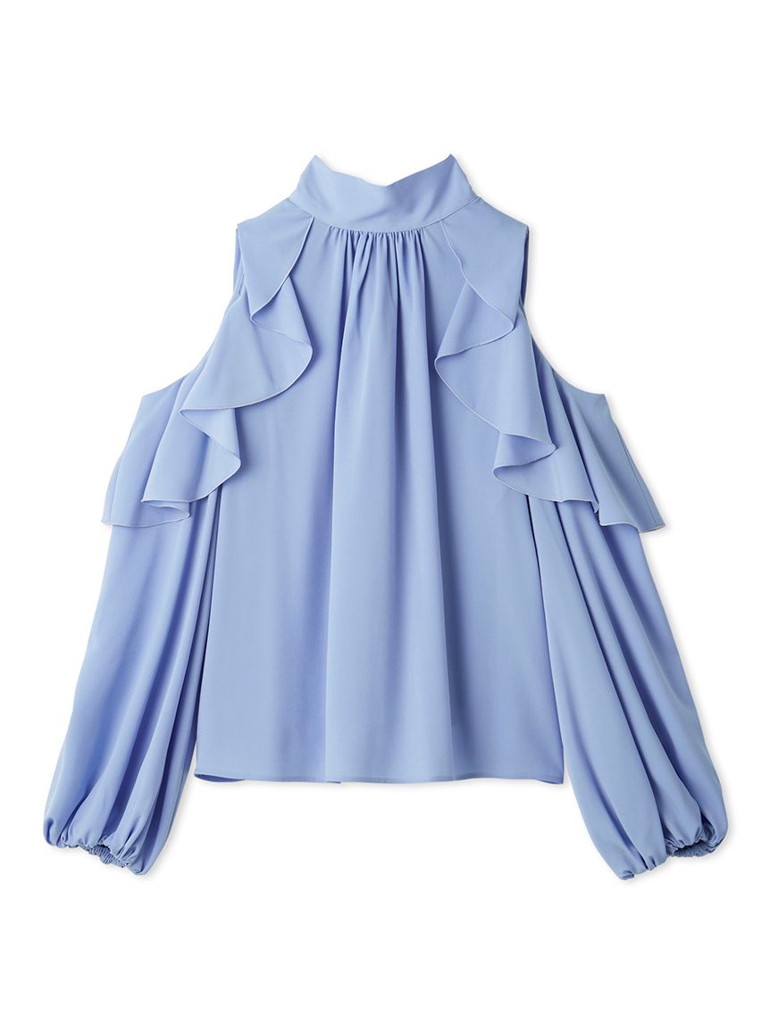 限定カラー】2wayショルダーフリルボウタイブラウス(ブラウス