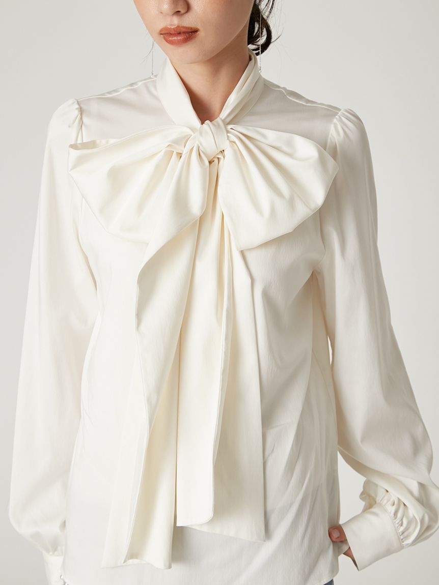 ビッグボウタイブラウス(ブラウス)｜トップス｜FRAY I.D（フレイ