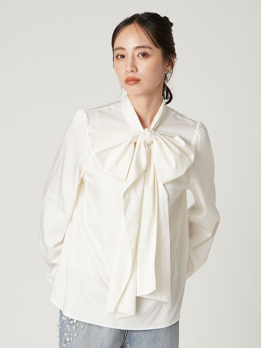 ビッグボウタイブラウス(ブラウス)｜トップス｜FRAY I.D（フレイ