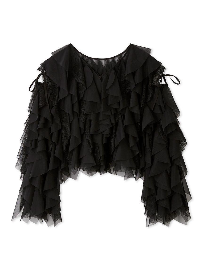 Multi wayチュールフリルブラウス(ブラウス)｜トップス｜FRAY I.D