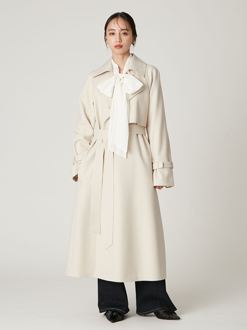 2wayシアーボウタイブラウス／ウォッシャブル(ブラウス)｜トップス