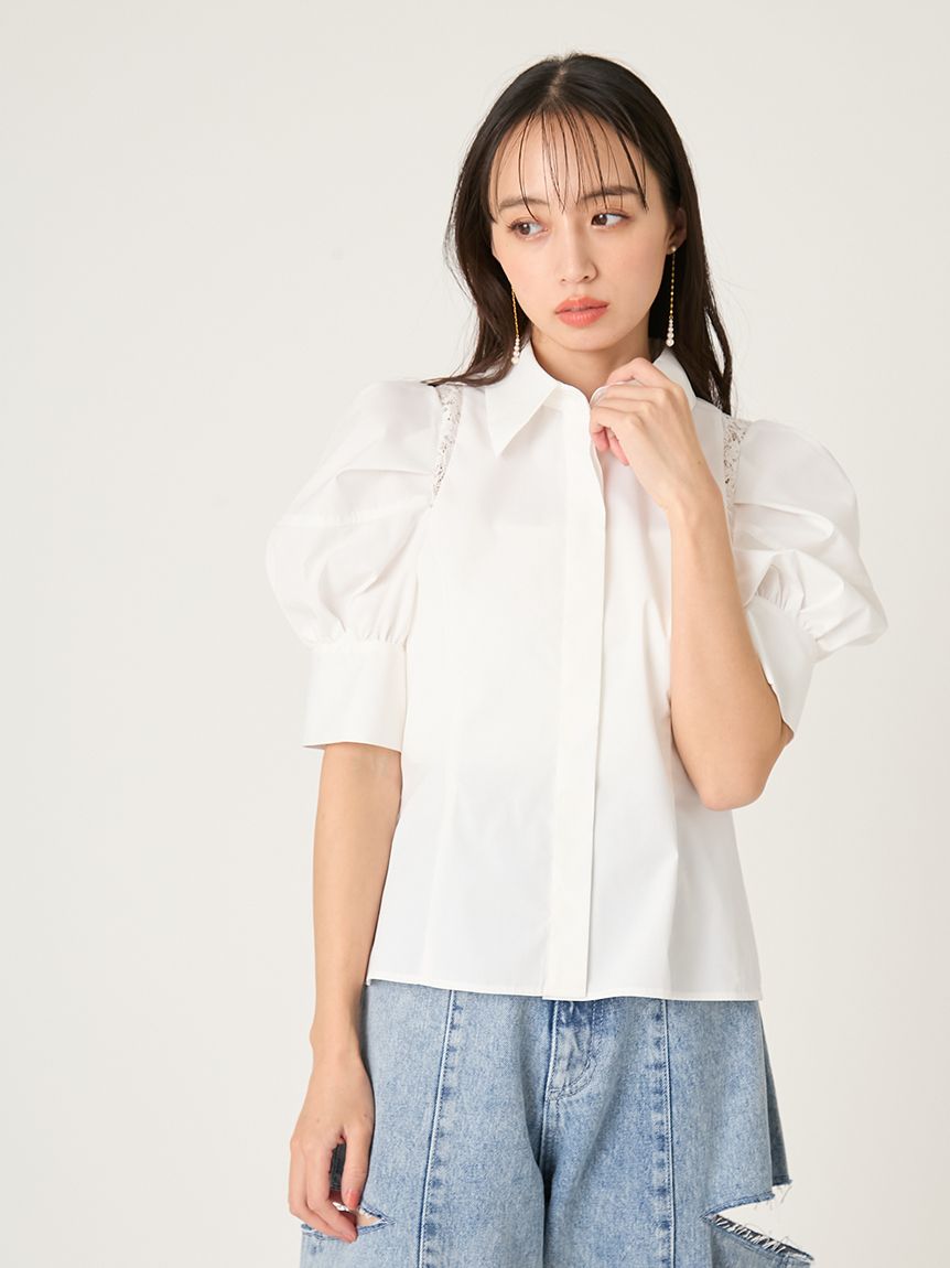 タックバルーンスリーブブラウス(ブラウス)｜トップス｜FRAY I.D