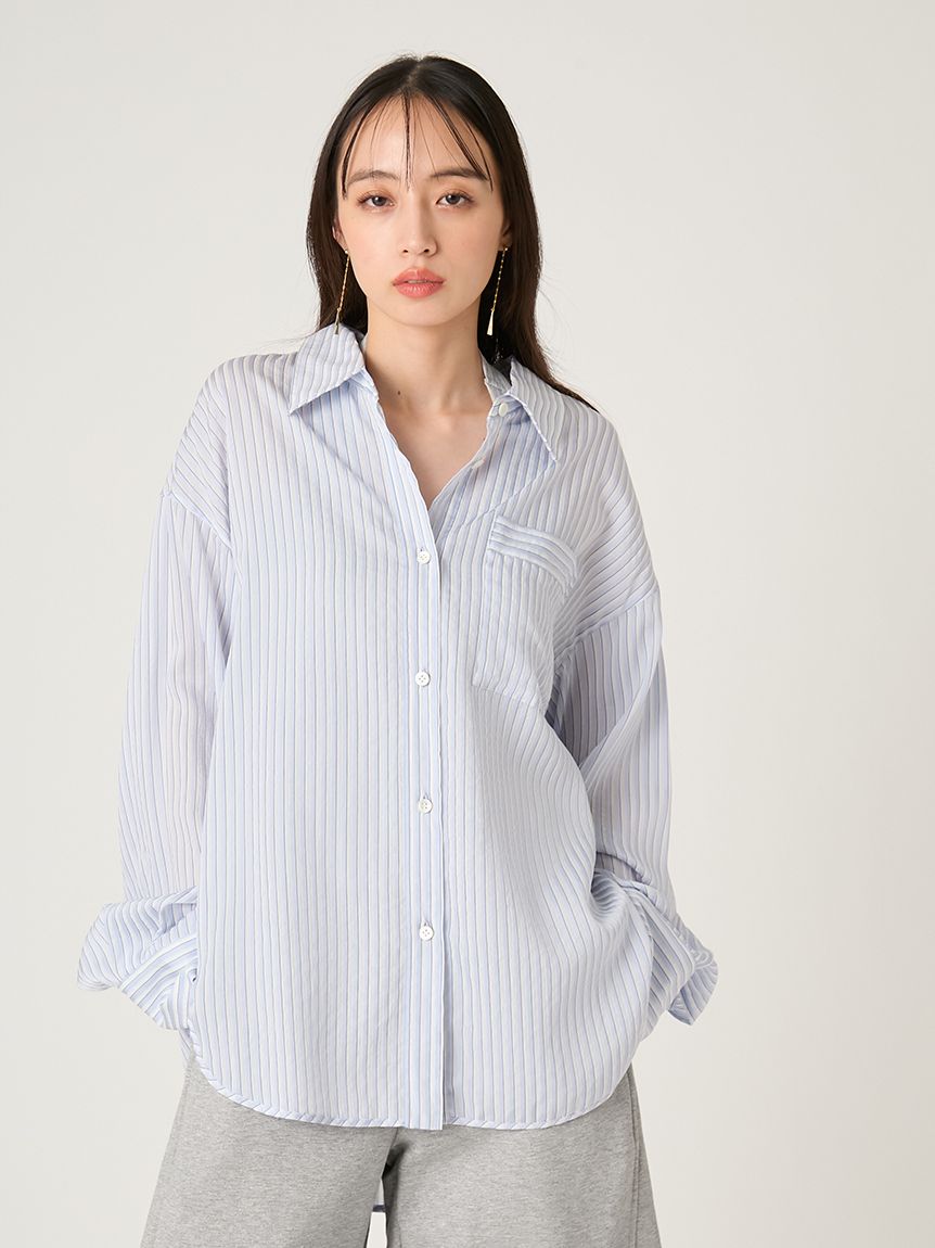 リラックスストライプシャツ(シャツ)｜トップス｜FRAY I.D（フレイ