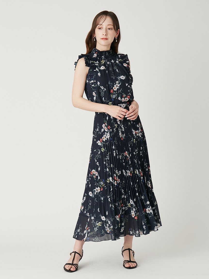 フラワープリントギャザーフリルブラウス(ブラウス)｜トップス｜FRAY