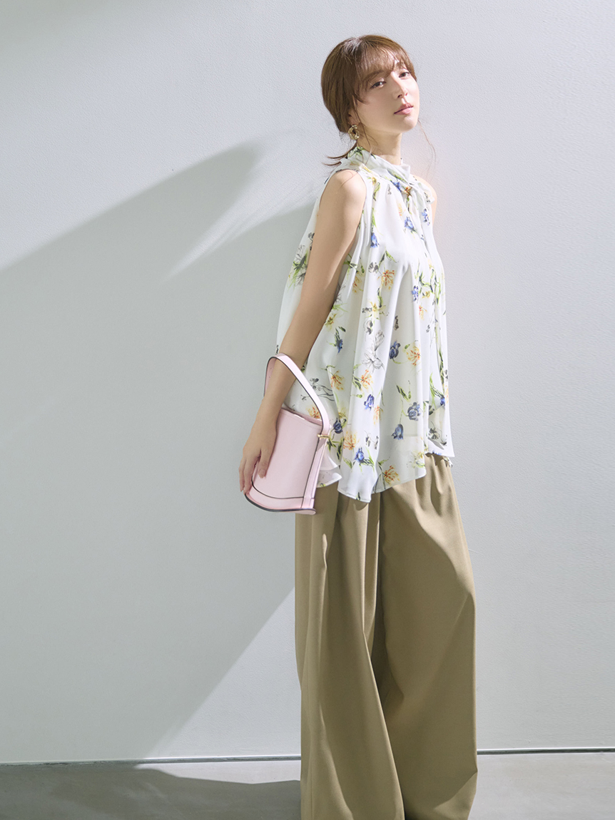 リボンタイホルターブラウス(ブラウス)｜トップス｜FRAY I.D（フレイ