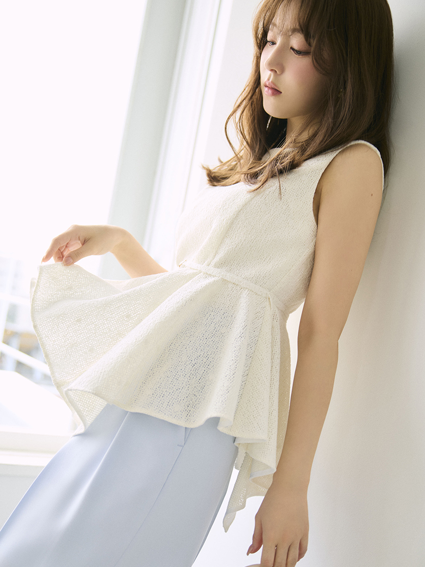 アシメペプラムチュニック(ブラウス)｜トップス｜FRAY I.D（フレイ