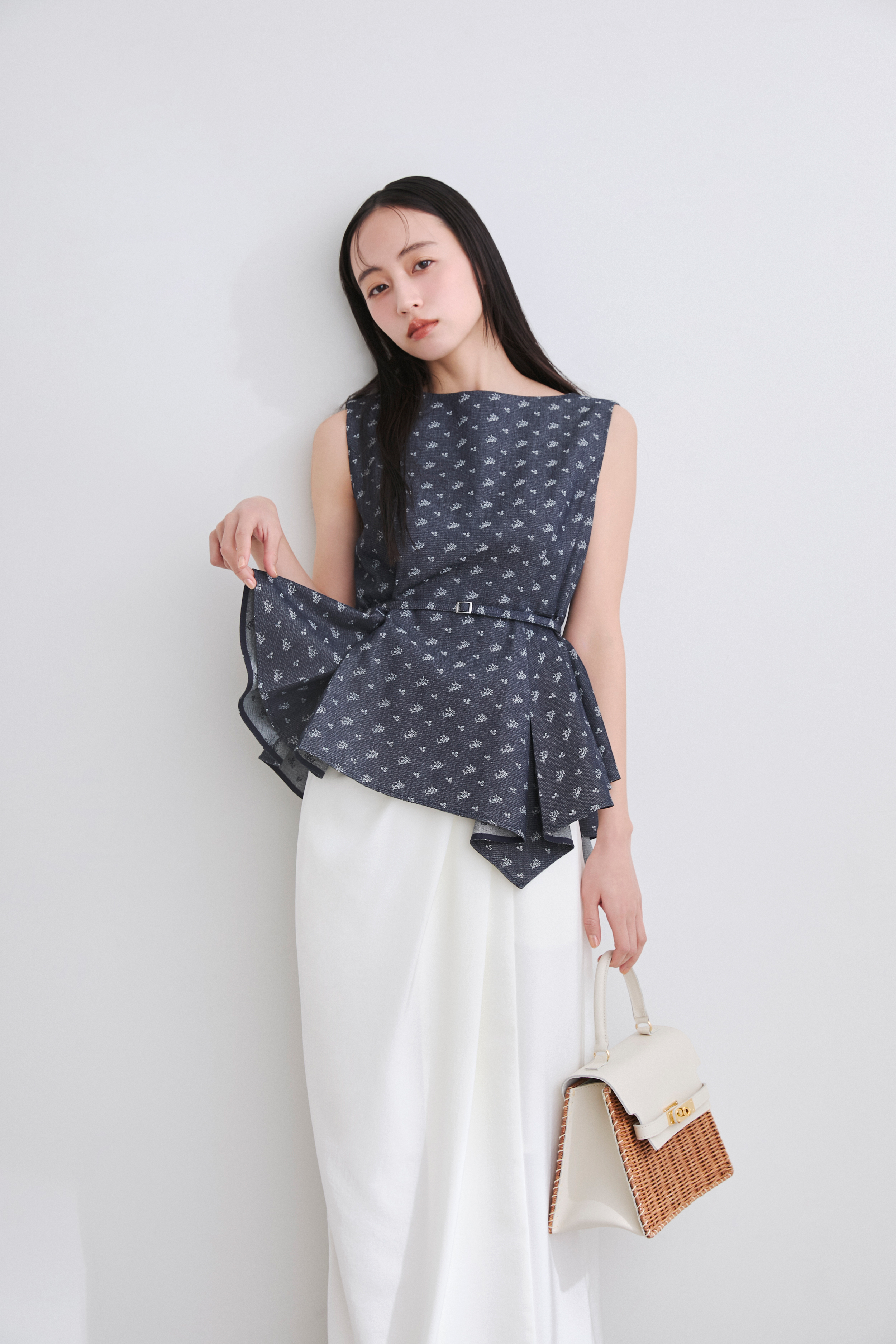 アシメペプラムチュニック(ブラウス)｜トップス｜FRAY I.D（フレイ