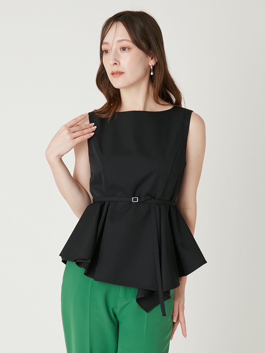 FRAY I.D 2wayペプラムパフチュニック アシメペプラムチュニック(ブラウス)｜トップス｜FRAY I.D（フレイ