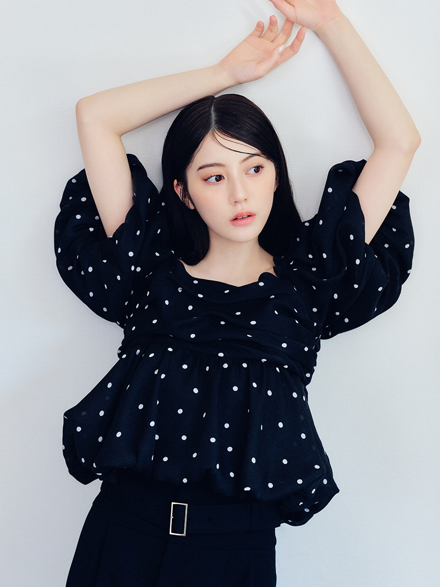 WEB限定】オフショルパフスリーブブラウス/ウォッシャブル(ブラウス