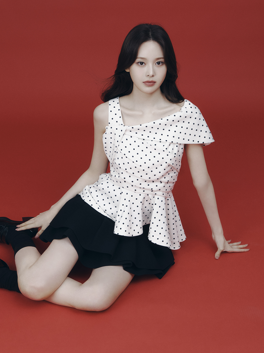 ちゃろ【フレイアイディー】ペプラムトップス★タグ付き新品未使用 サイズ1 FRAY I.D（フレイ・アイディー） tシャツ オフショルペプラムトップス