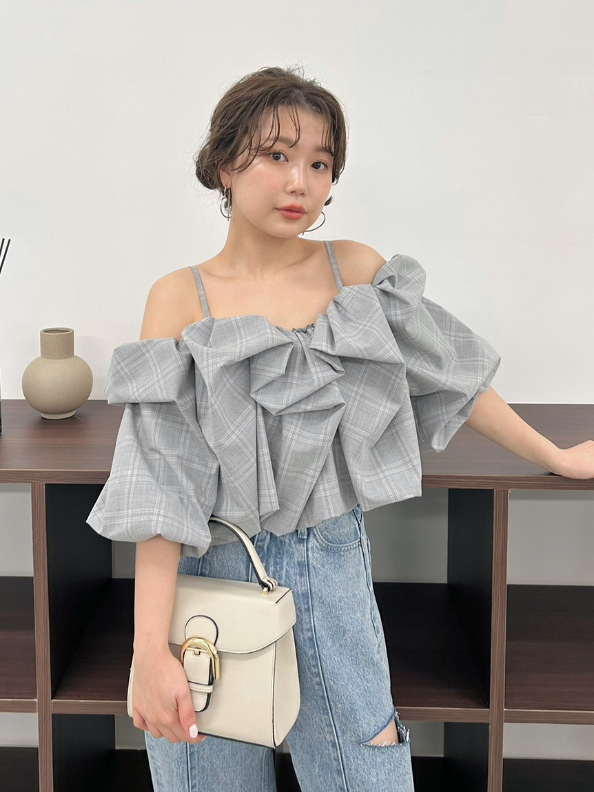 heve へイヴ　クロワッサンカラーブラウス　ホワイト　パフスリーブ 楽天市場】heve（トップス｜レディースファッション）の通販