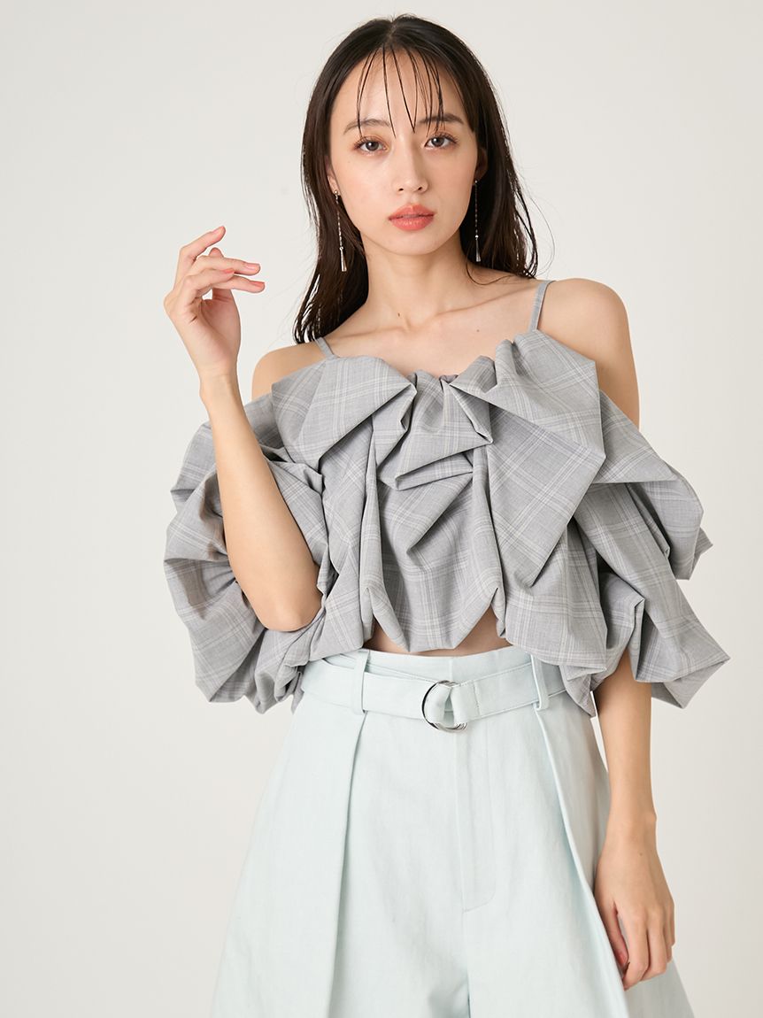 ボリュームパフブラウス(ブラウス)｜トップス｜FRAY I.D（フレイ